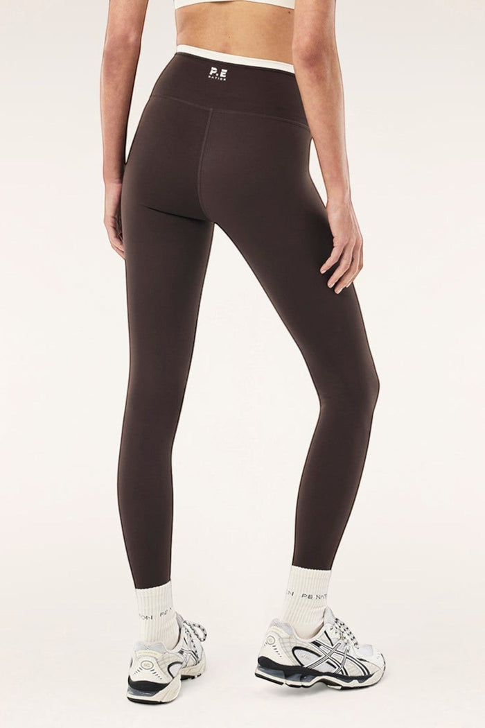 Vita Full Length Legging | Coffee & Whisper White
