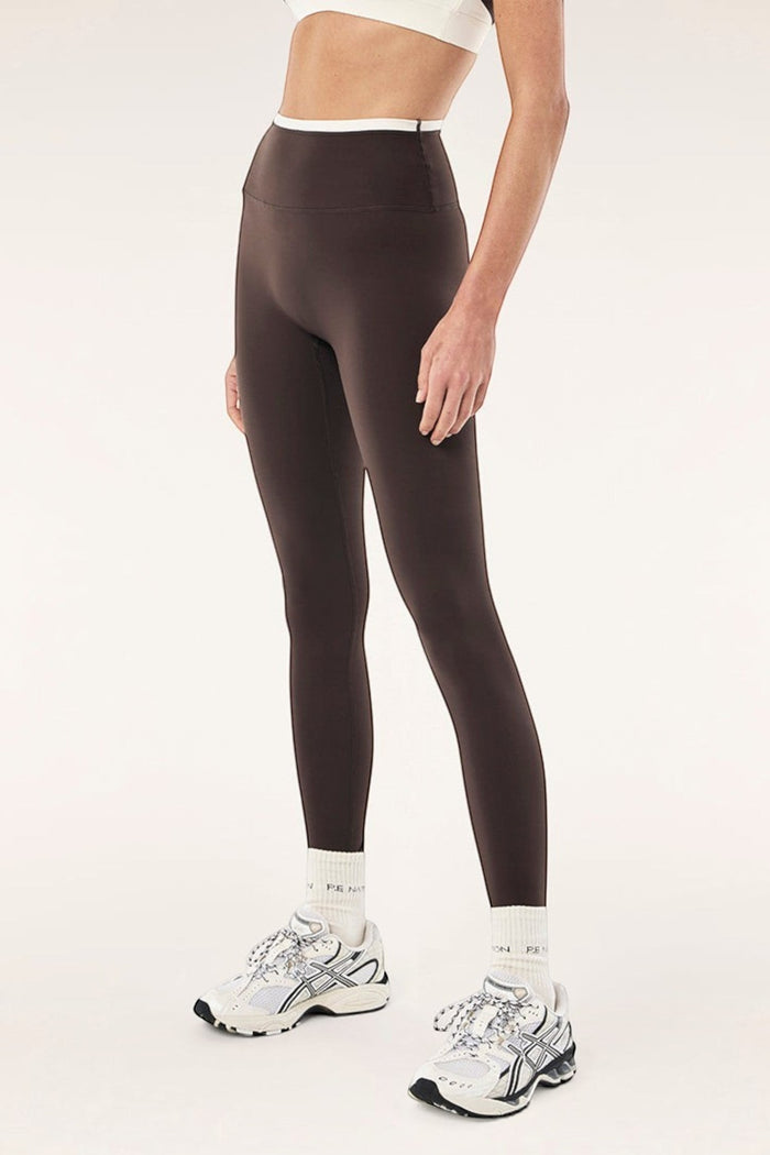 Vita Full Length Legging | Coffee & Whisper White
