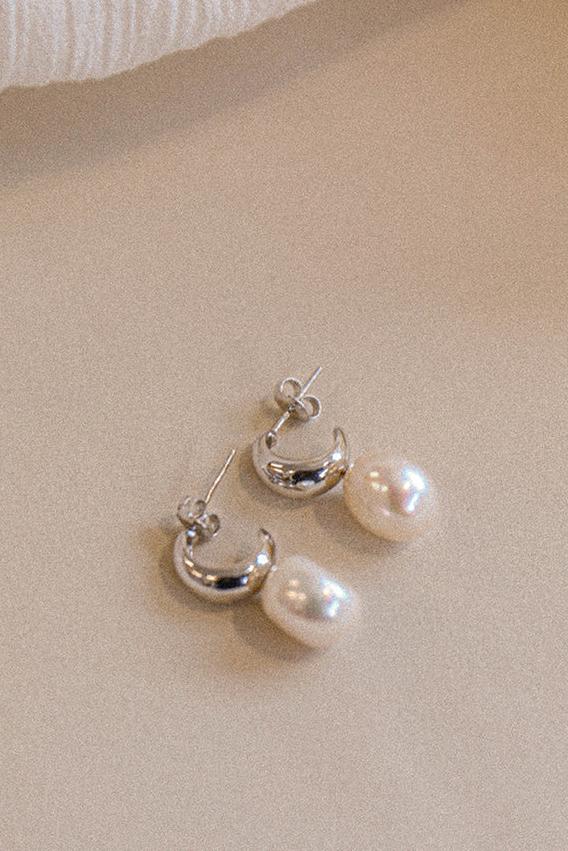 Water Earrings | Silver