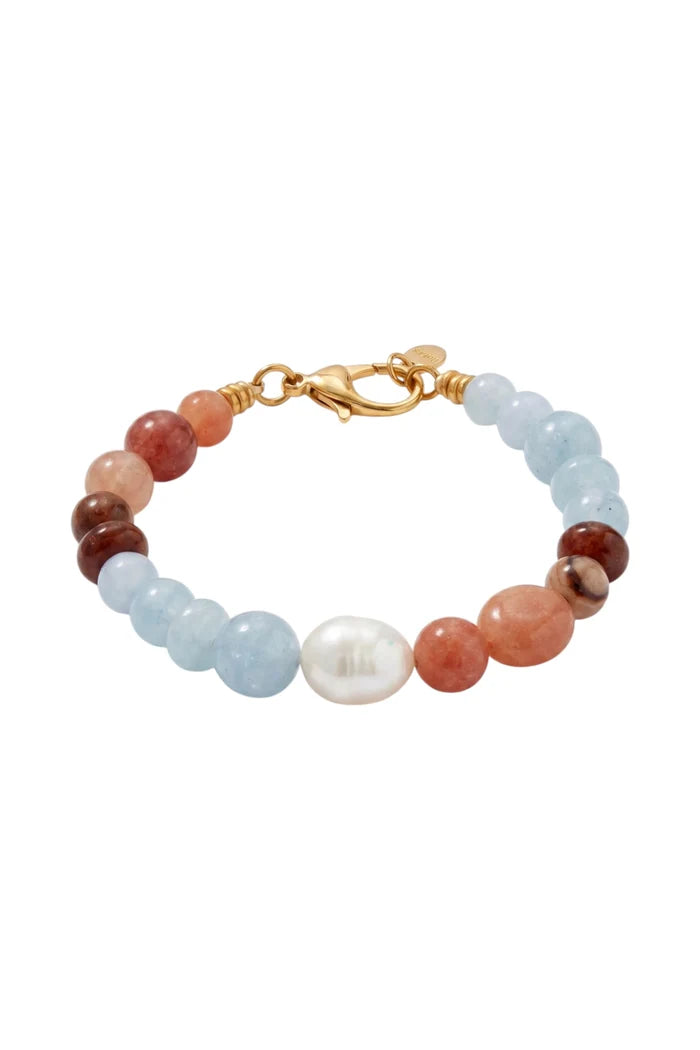 Whisper Pearl & Stone Bracelet