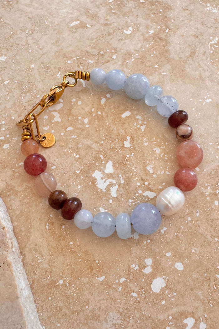 Whisper Pearl & Stone Bracelet