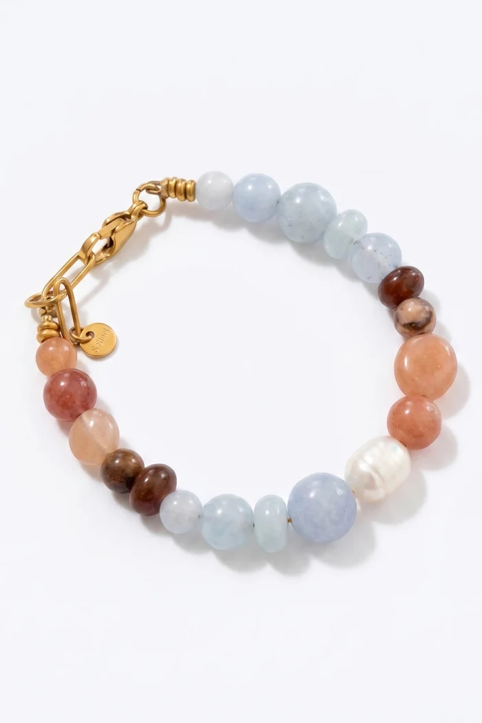Whisper Pearl & Stone Bracelet