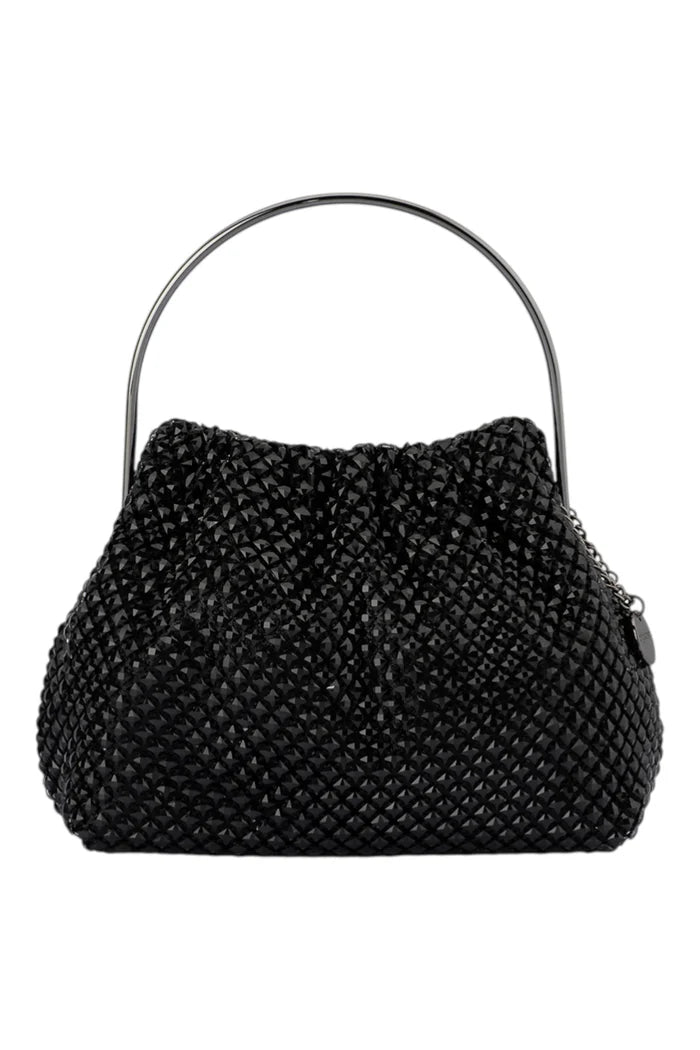 Whitney Crystal Top Handle | Black