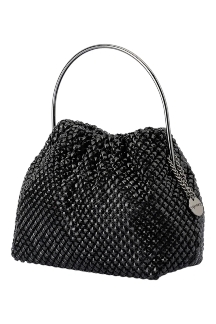 Whitney Crystal Top Handle | Black