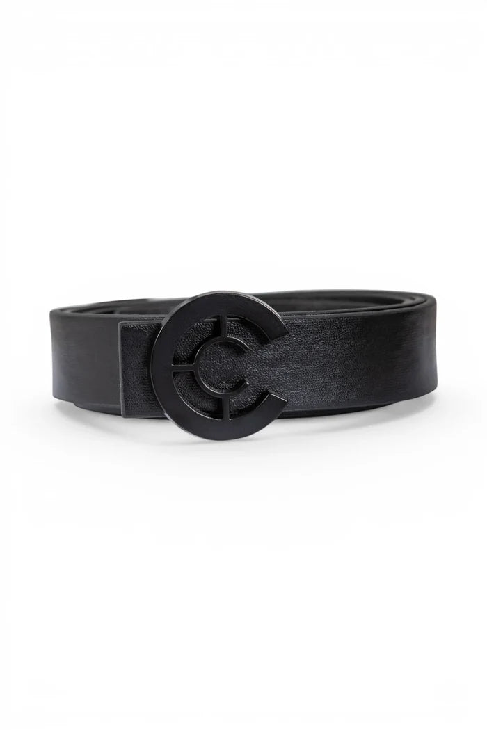 Wide Logo Belt | Black