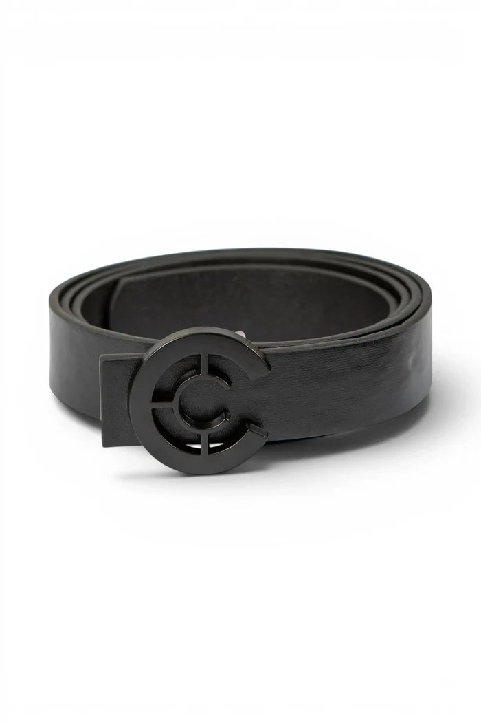 Wide Logo Belt | Black