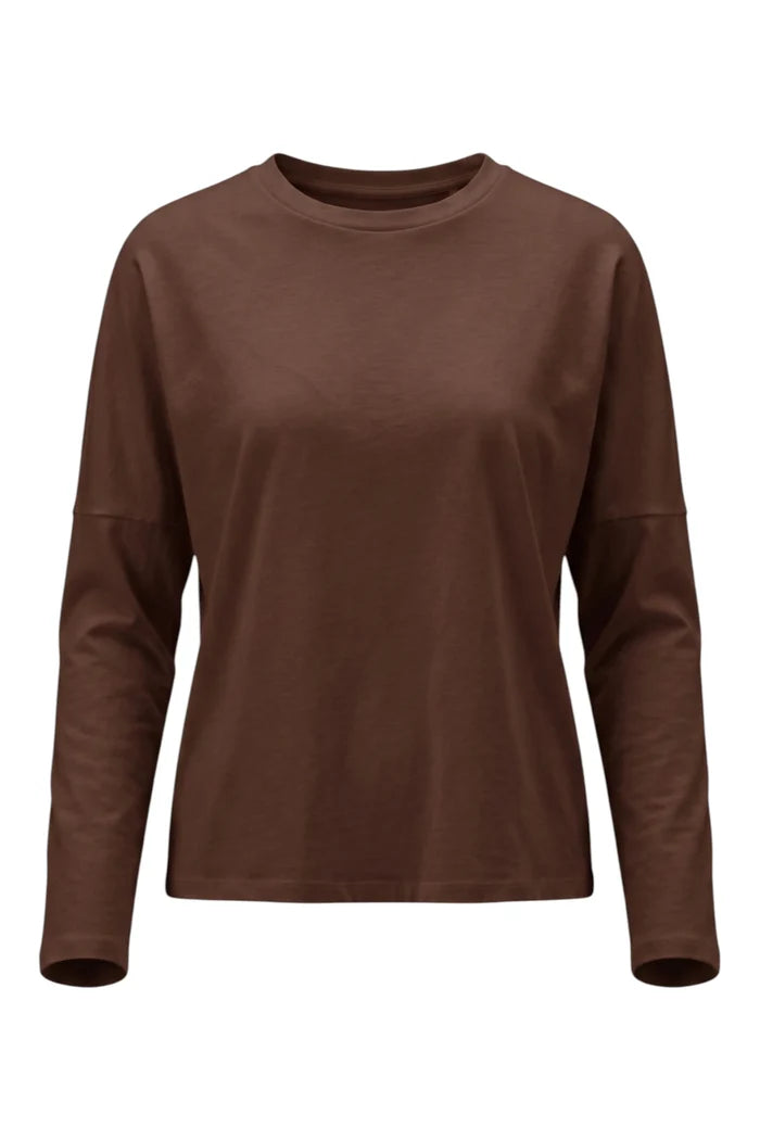 Wildfire L/S Tee | Chocolate