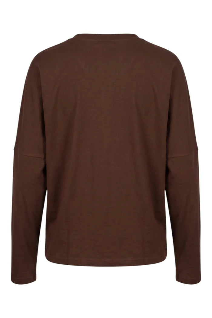 Wildfire L/S Tee | Chocolate