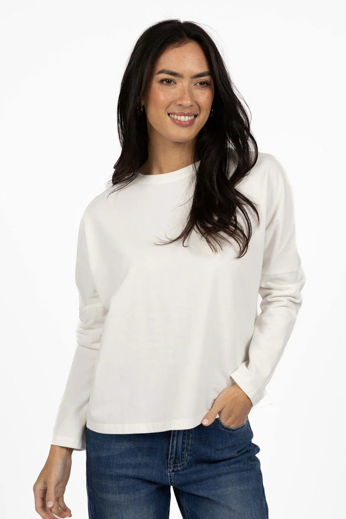 Wildfire L/S Tee | White