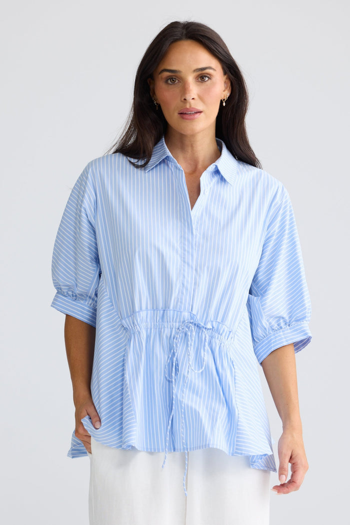 Wonderland Top | Glacier Stripe