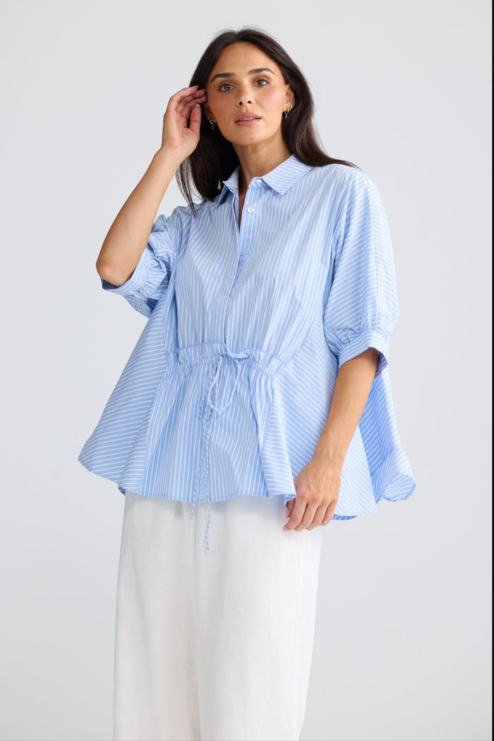 Wonderland Top | Glacier Stripe