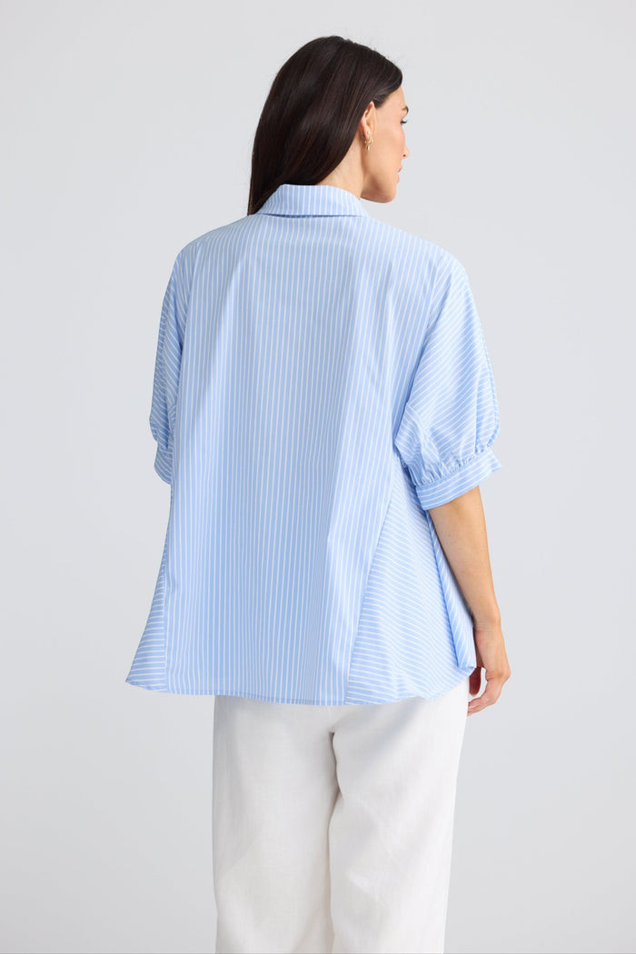 Wonderland Top | Glacier Stripe