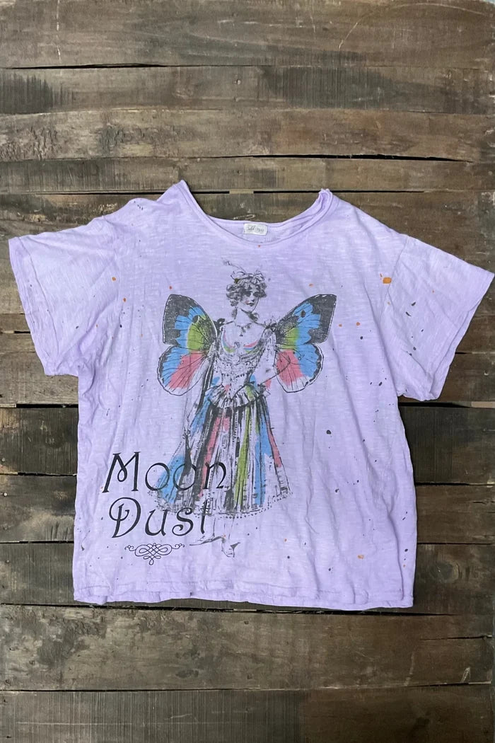Worn and Weathered Tee | Moon Dust