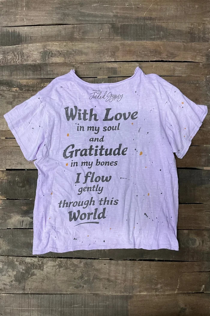 Worn and Weathered Tee | Moon Dust