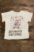 Worn & Weathered Tee | Sit Pretty Eat Cake