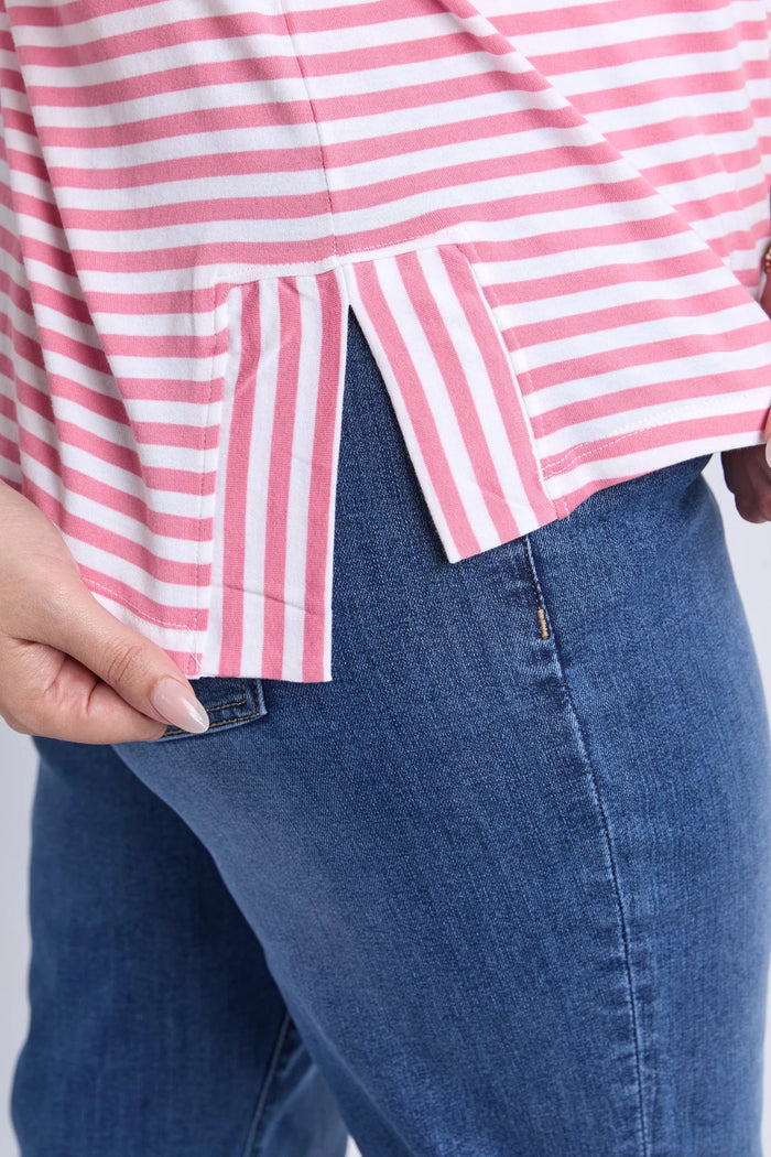 Yara Stripe S/S Tee | Cross