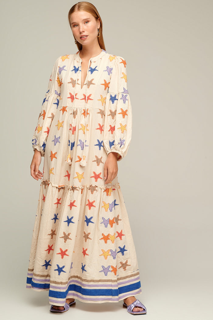 Zakar Maxi Dress - Blue Starfish