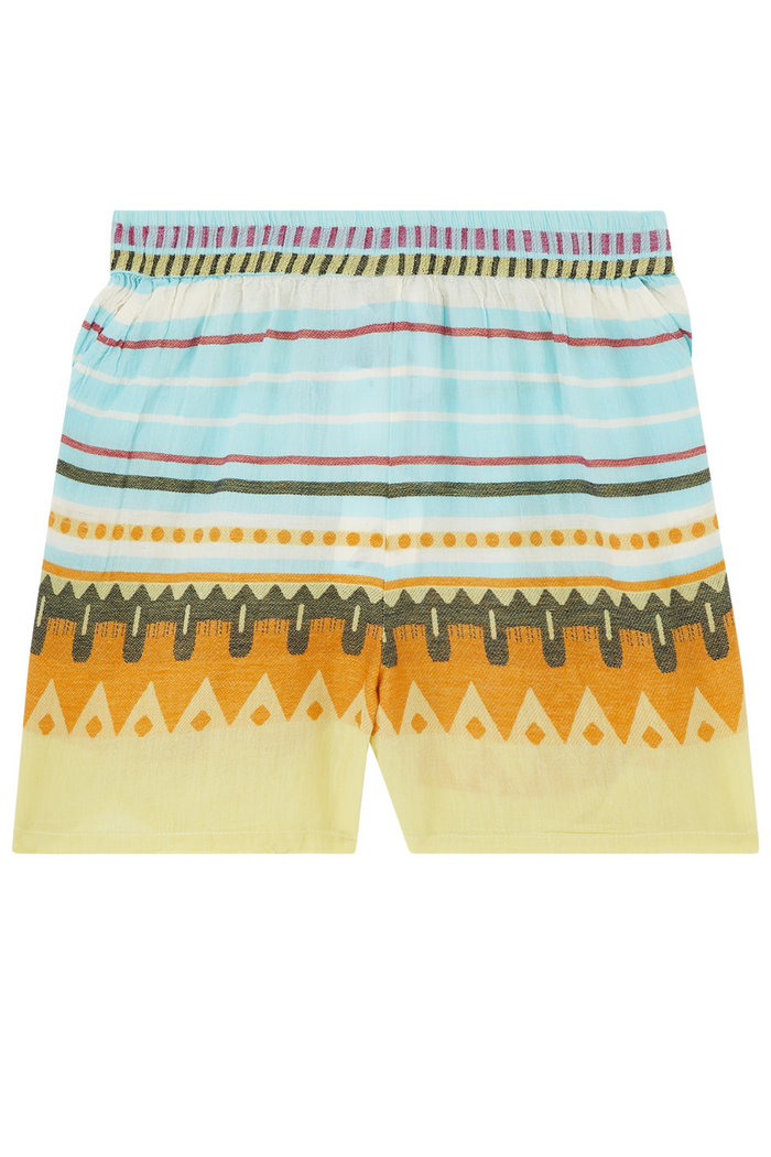 Zakar Shorts | Serifos Aqua/Lemon