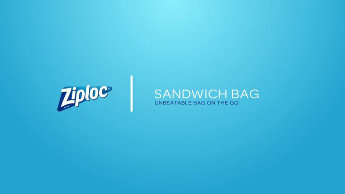 Ziploc® Brand Sandwich Bags with Grip 'n Seal Technology, 100 Count