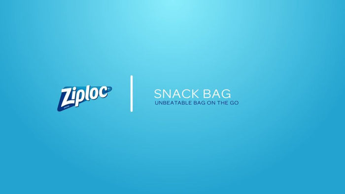 Ziploc® Brand Snack Bags with Grip 'n Seal Technology, 100 Count