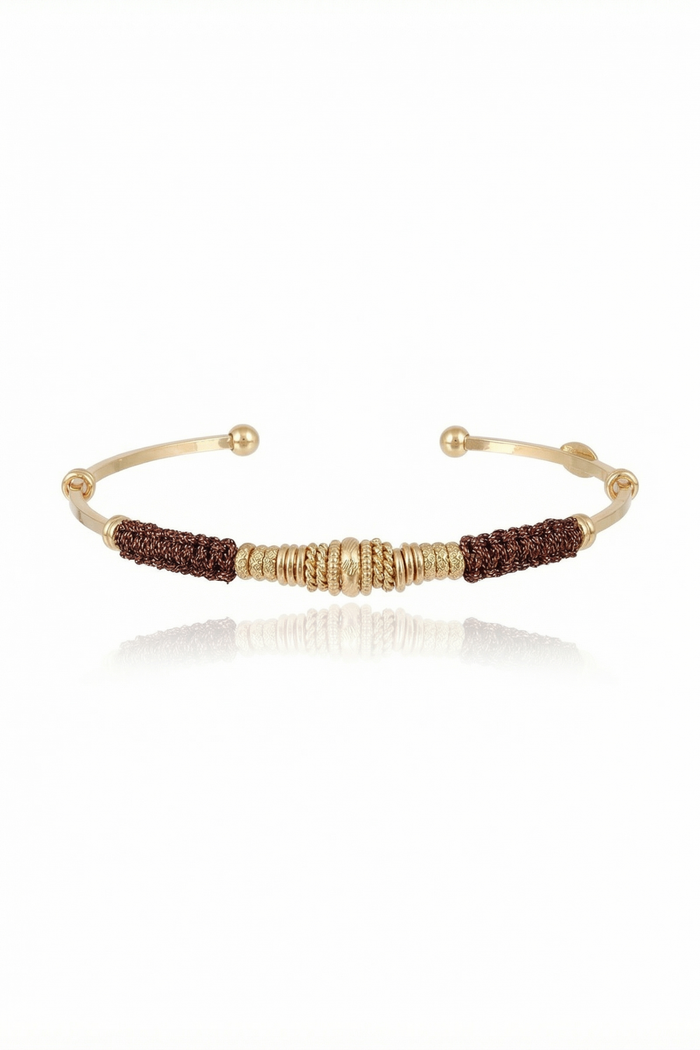 Zizanie Cuff Bracelet | Bronze
