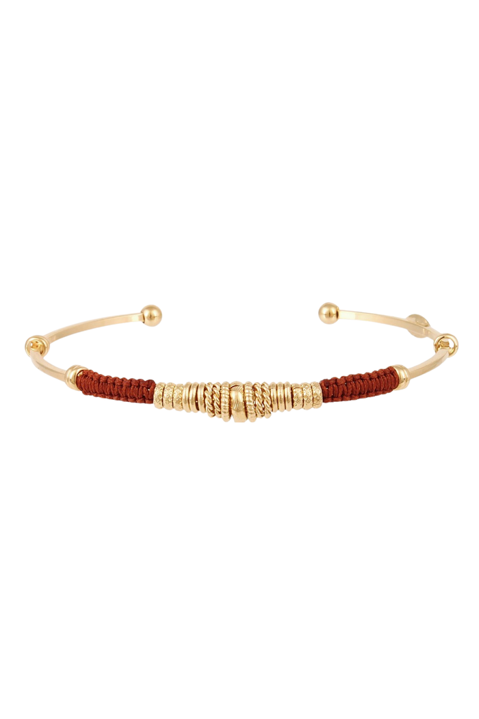 Zizanie Cuff Bracelet | Burgundy