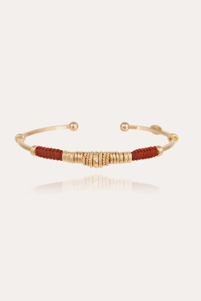 Zizanie Cuff Bracelet | Burgundy