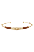 Zizanie Cuff Bracelet | Rust