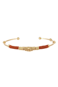 Zizanie Cuff Bracelet | Terracotta